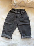Black baggy denim