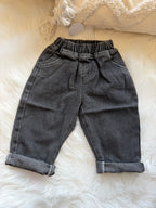 Black baggy denim