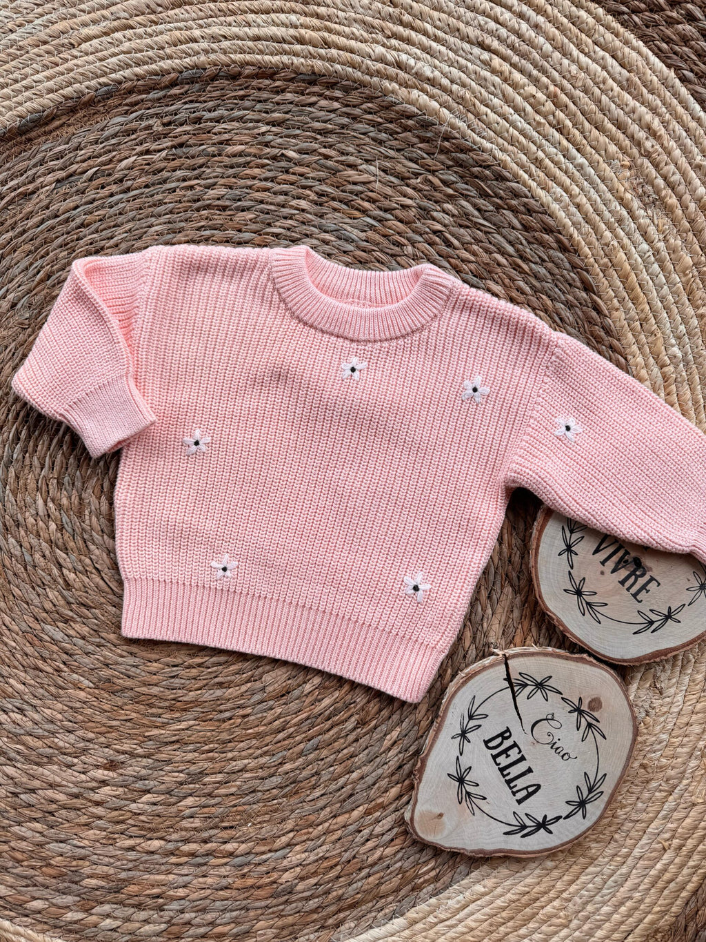 Floral Knitted Sweater