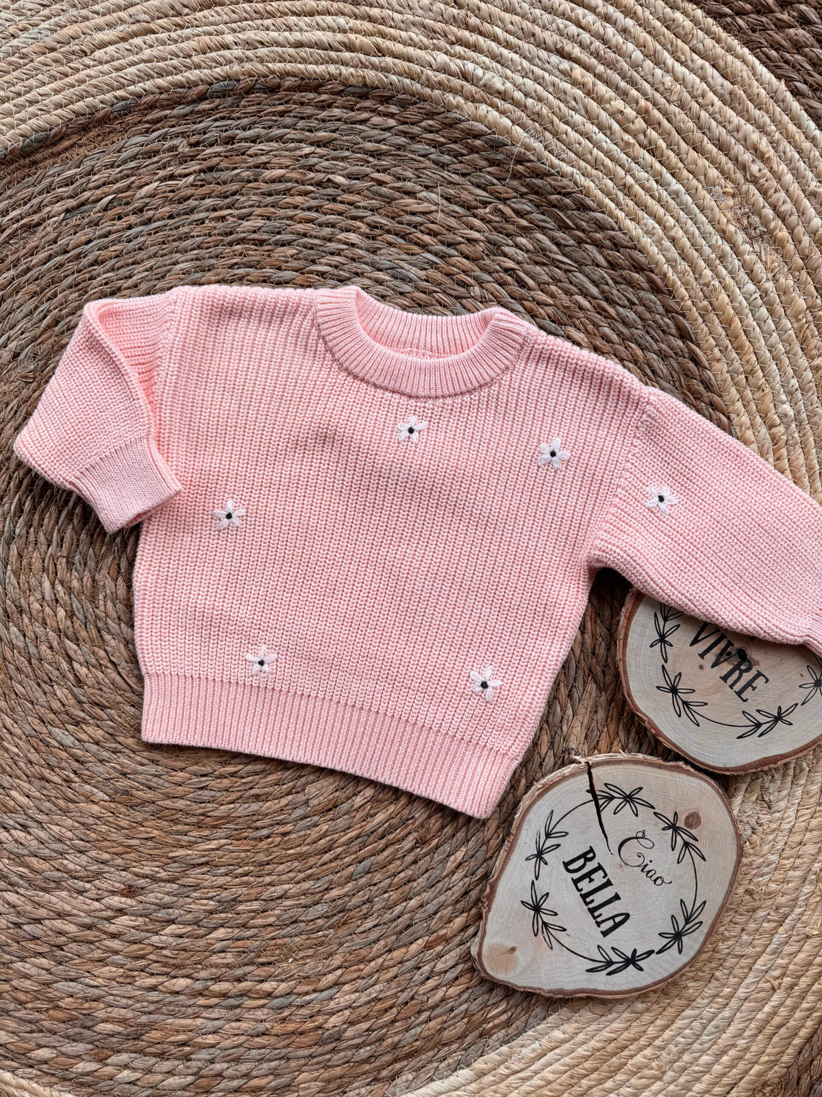Floral Knitted Sweater