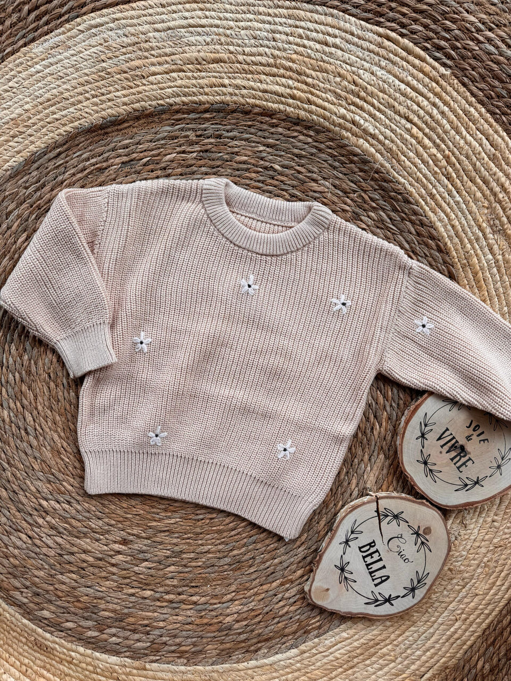 Floral Knitted Sweater