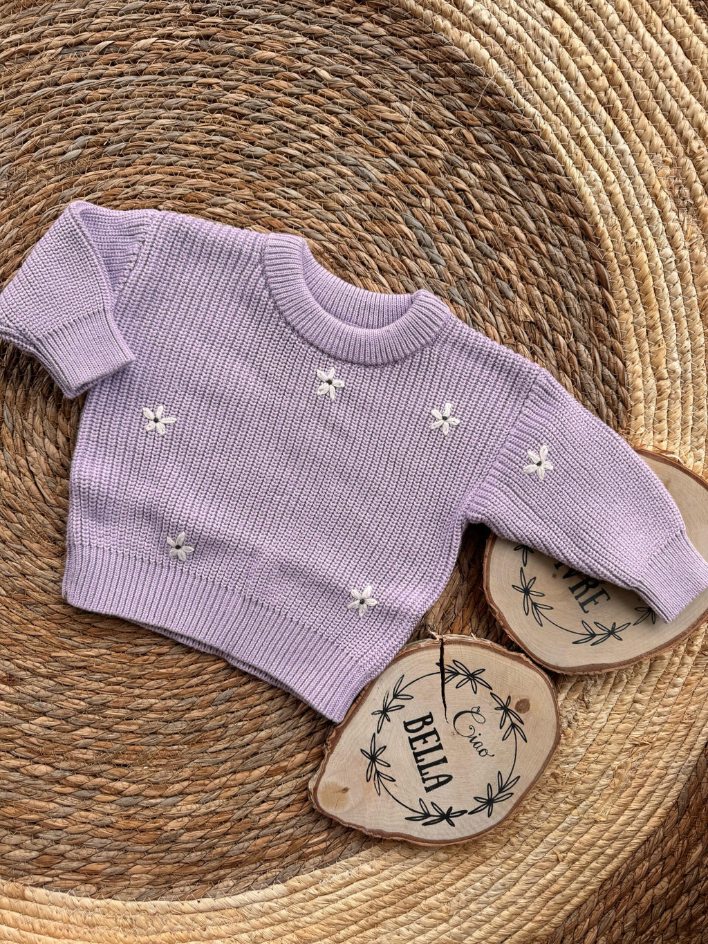 Floral Knitted Sweater