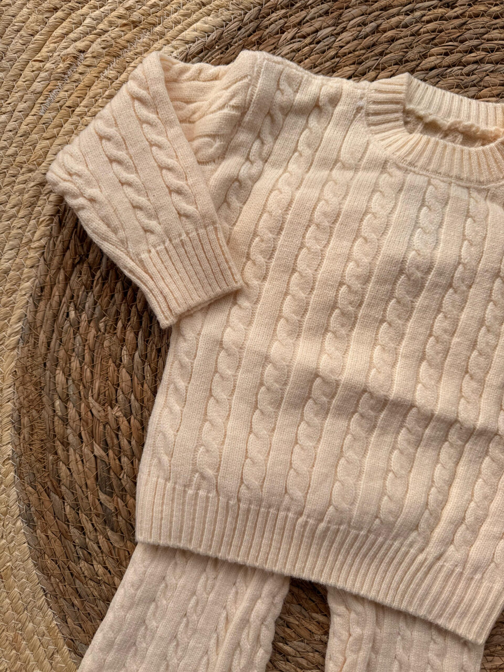 Knitted Off White set