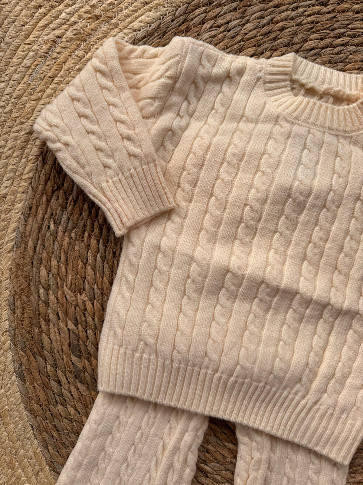 Knitted Off White set