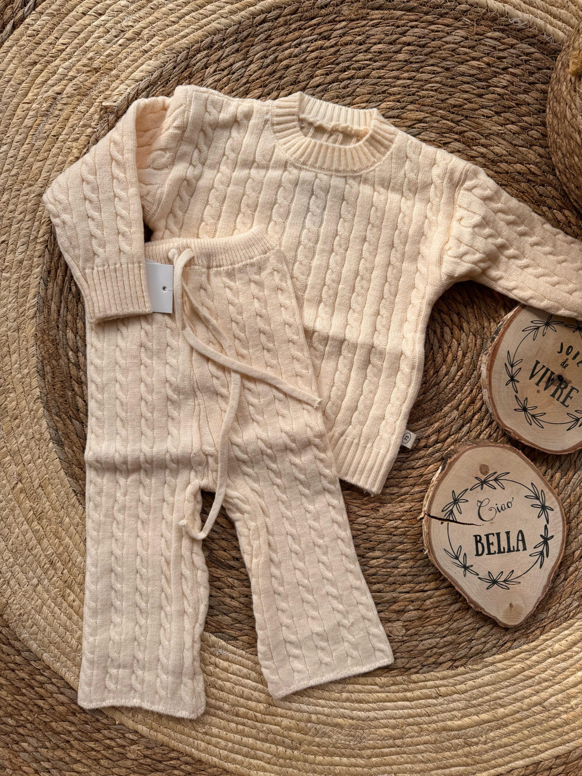Knitted Off White set