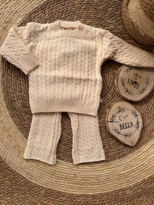 Knitted Off White set