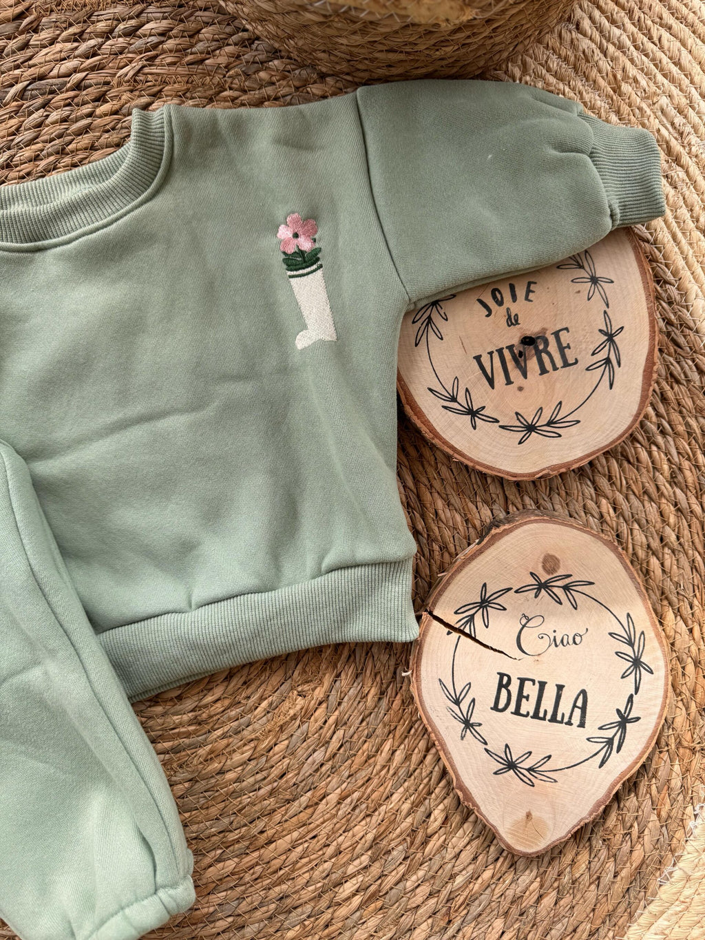 Green Fleece Set