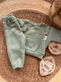 Green Fleece Set