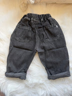 Black baggy denim