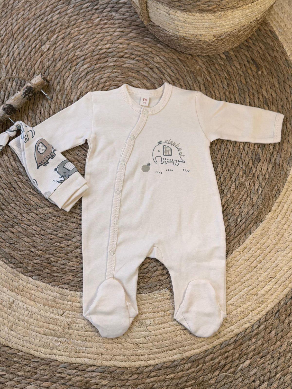 Elephant Cotton Set 2 pcs