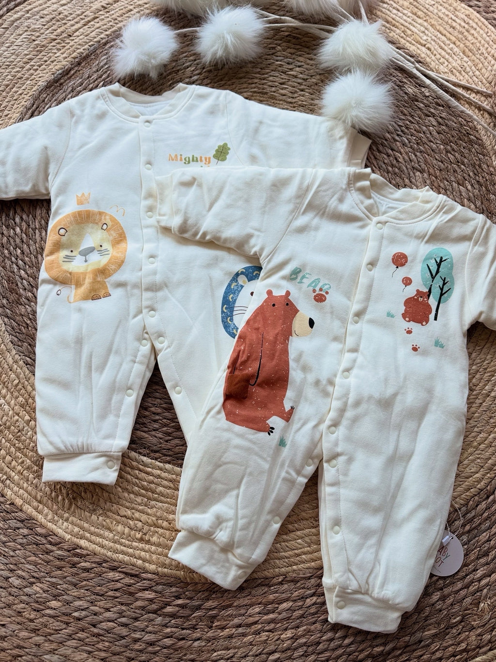 Bear padded overall