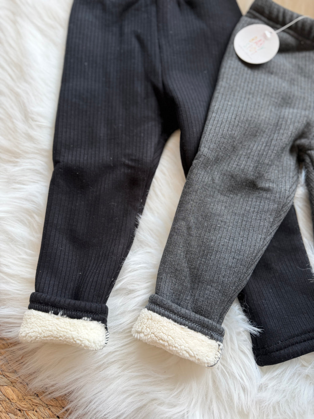 Lined fleece leggings