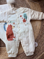 Bear padded overall