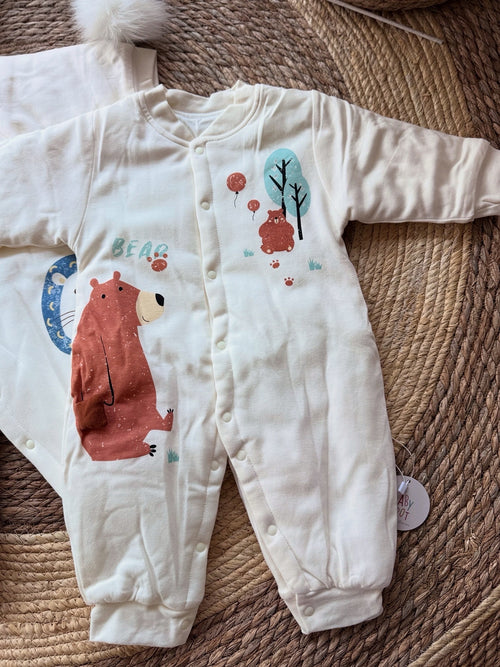 Bear padded overall