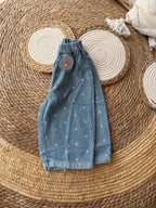 Stars denim pants