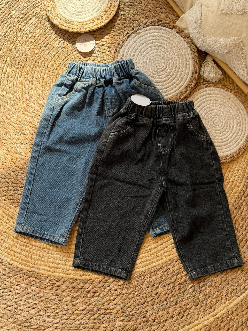 Denim pants blue &amp; black