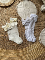 Long ribbon socks
