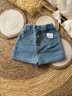 Denim skorts