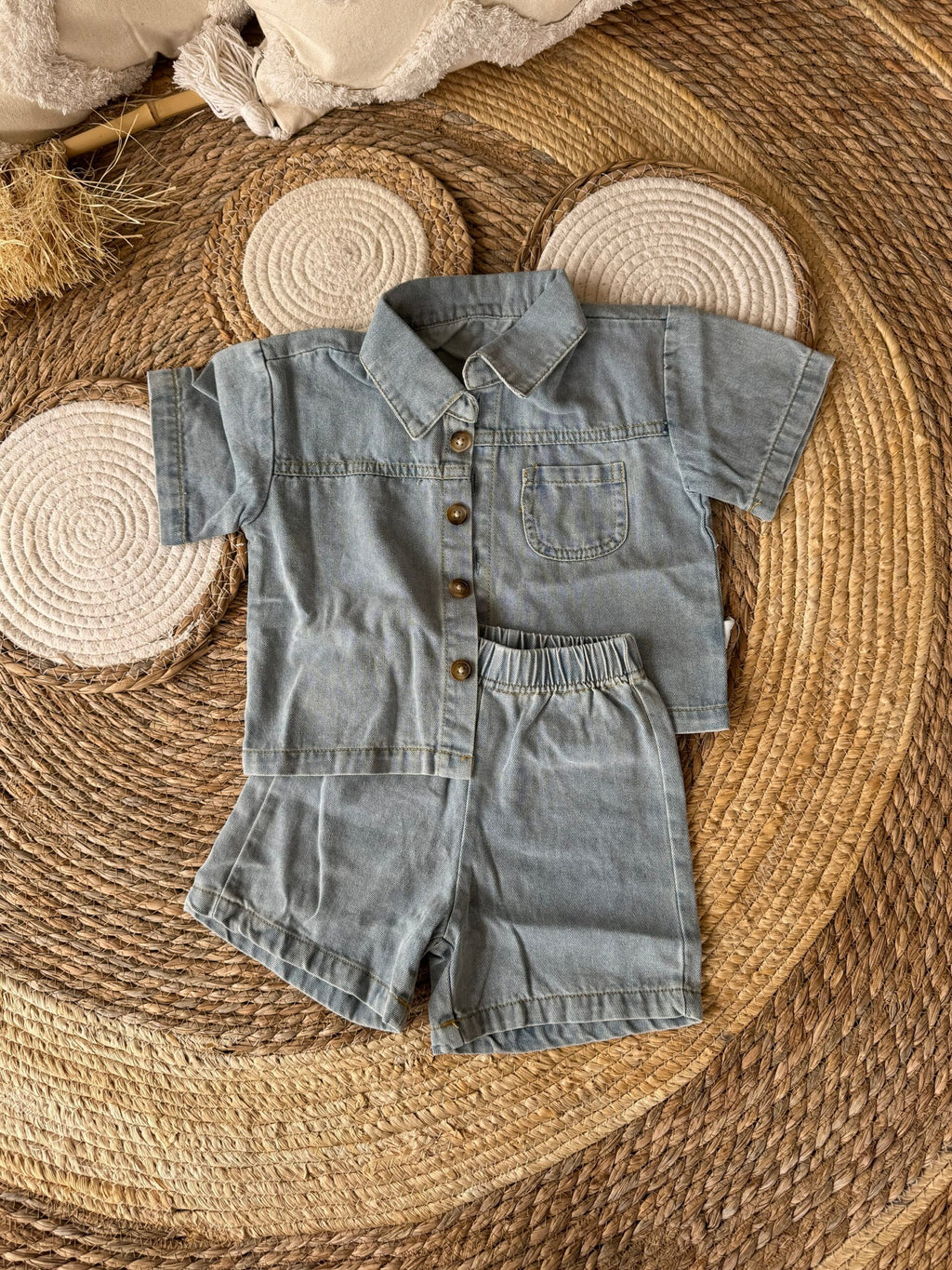 Denim unisex set