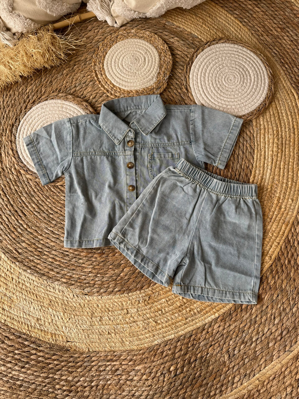 Denim unisex set