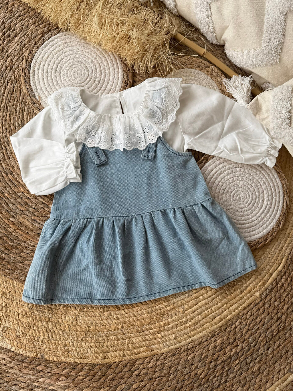 Denim dress set