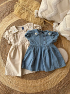 Denim daisy dress