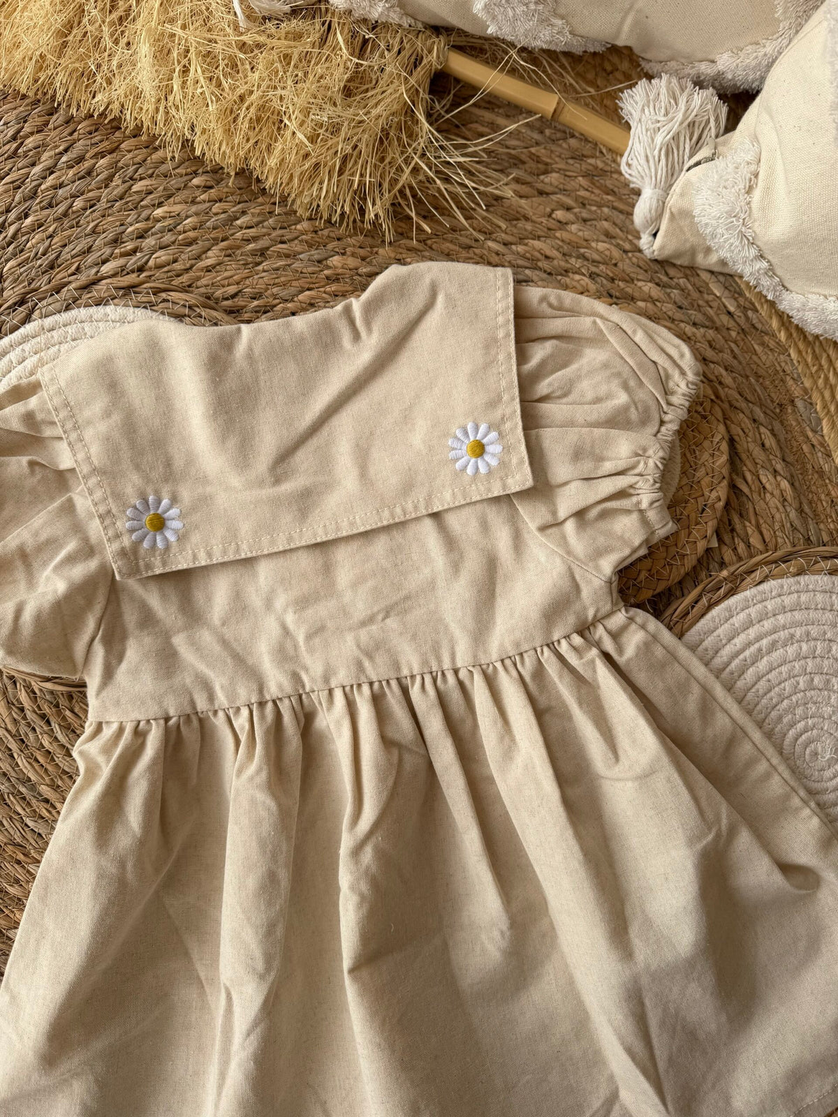 Denim daisy dress