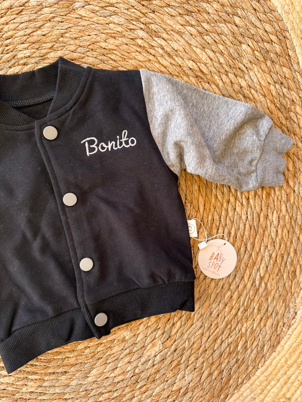 Black and grey jacket