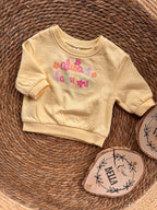 Fleece baby sweater