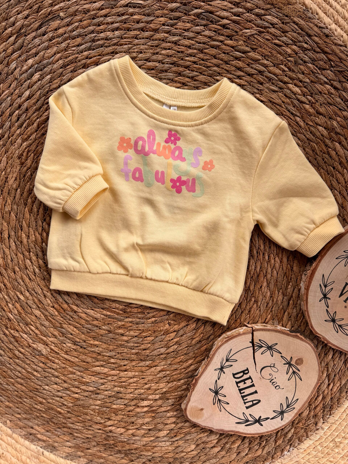 Fleece baby sweater