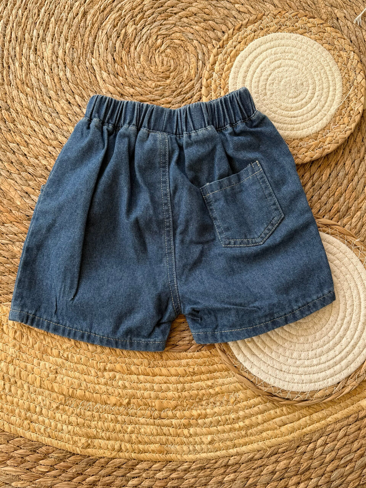 Denim blue shorts