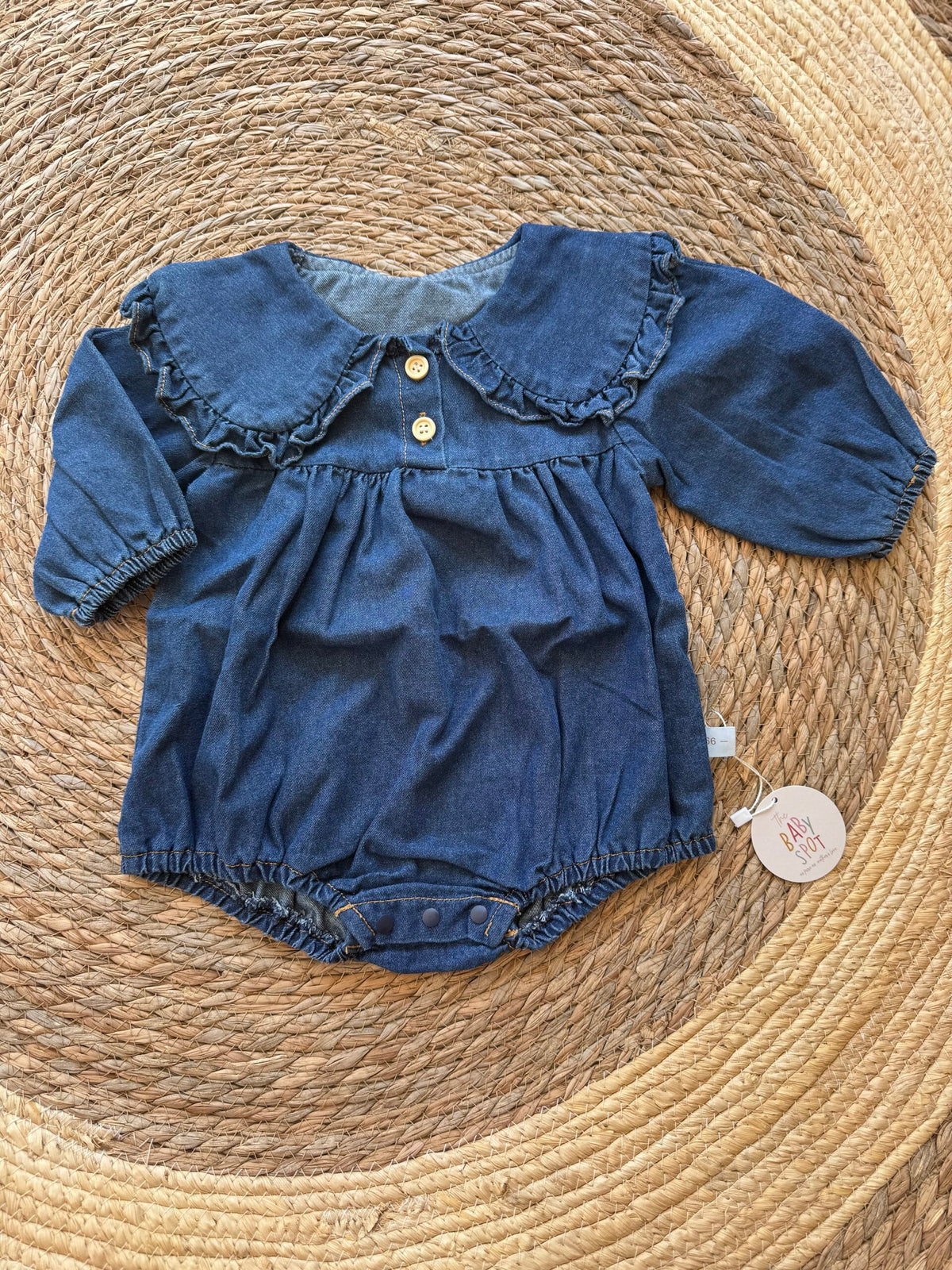 Denim romper