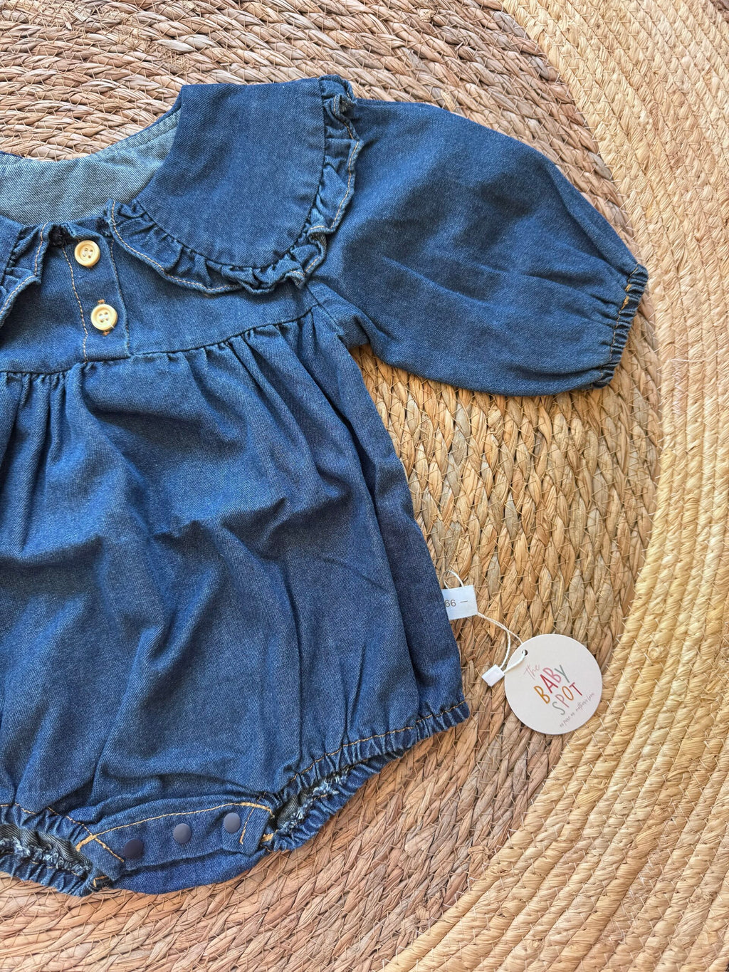 Denim romper