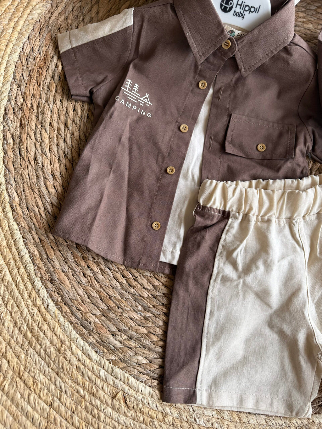 Camping brown set 4 pcs