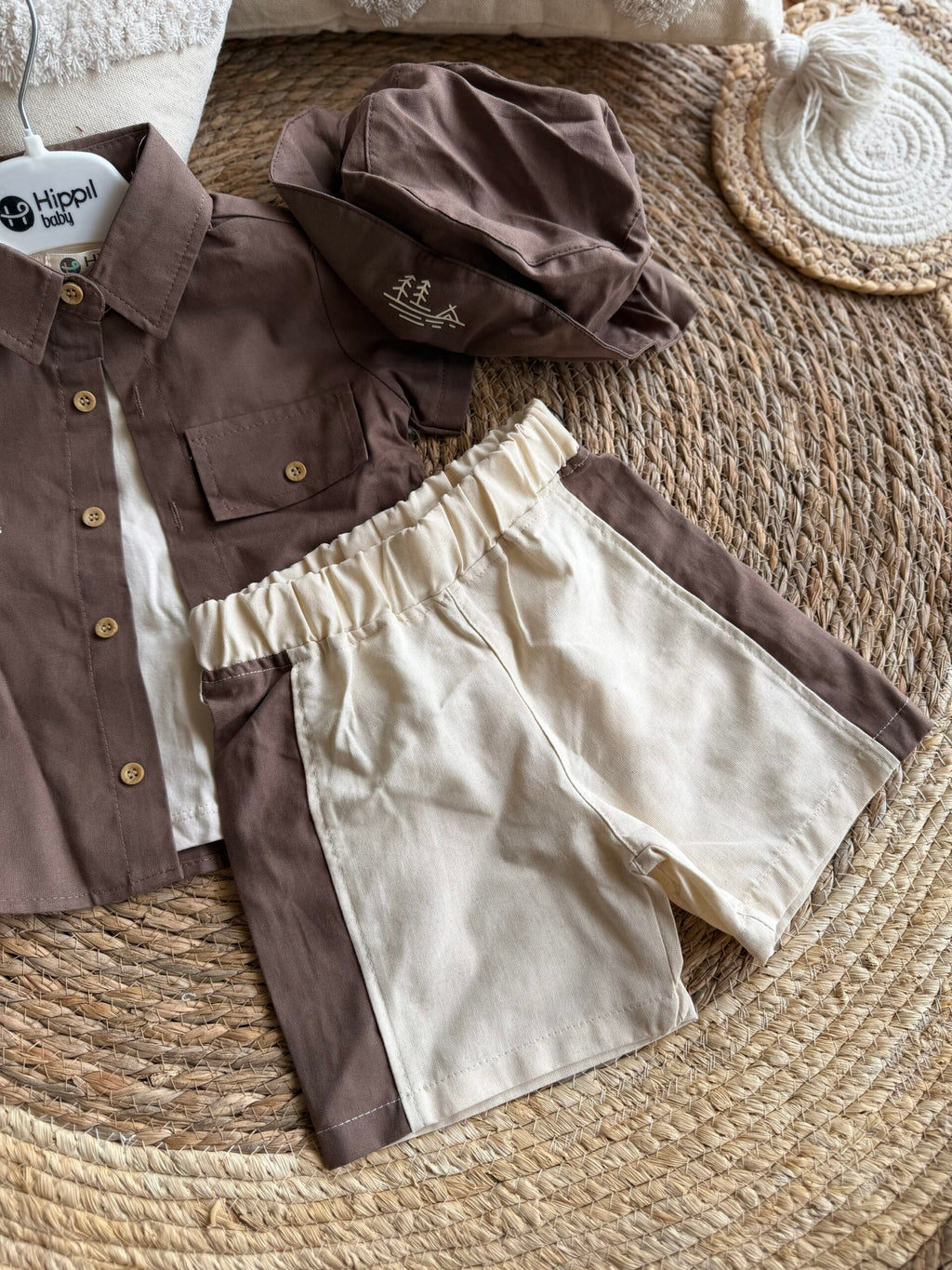 Camping brown set 4 pcs