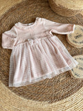Velvet pink dress