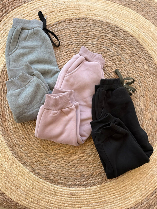 Fleece jogging pants