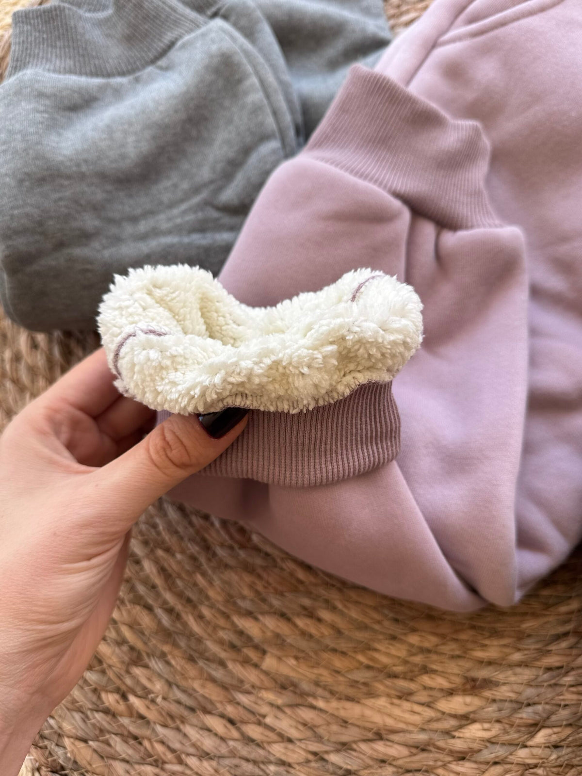Fleece jogging pants