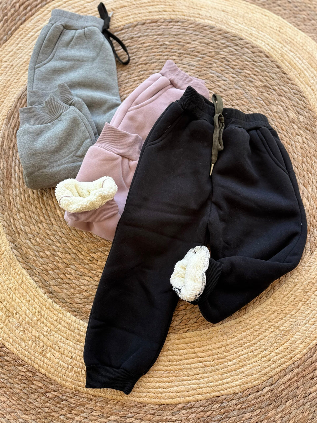 Fleece jogging pants