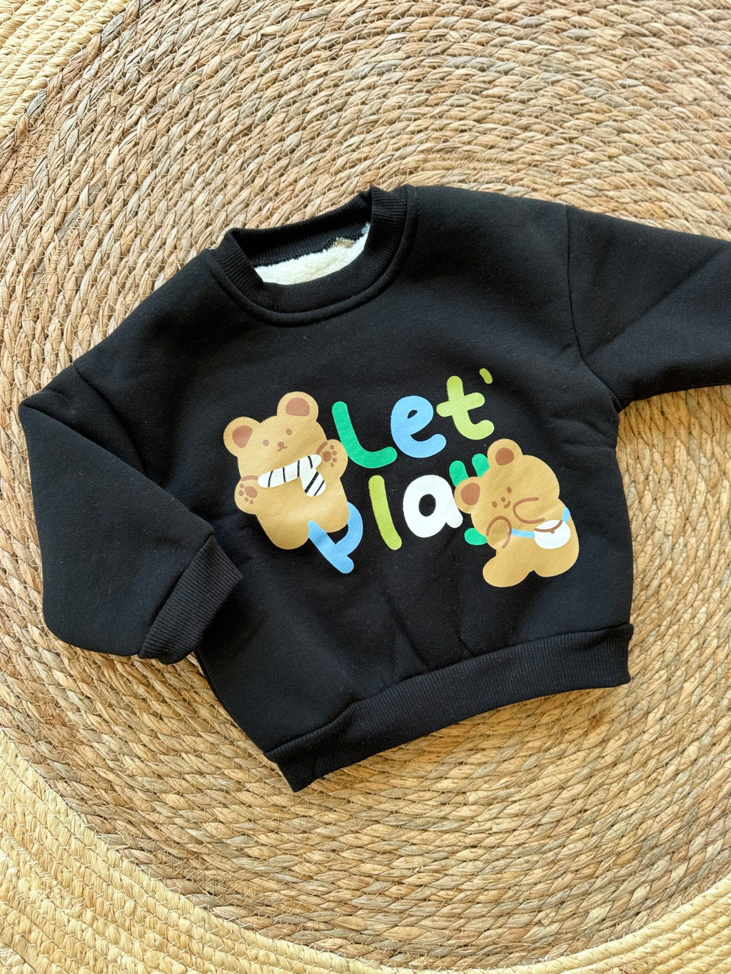 Let’s play fleece sweater