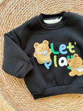 Let’s play fleece sweater