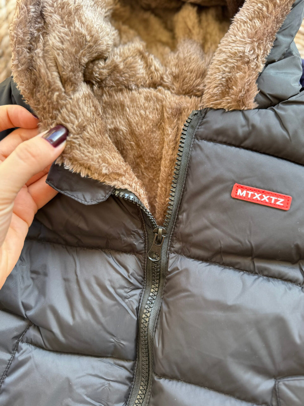 Fleece anorak