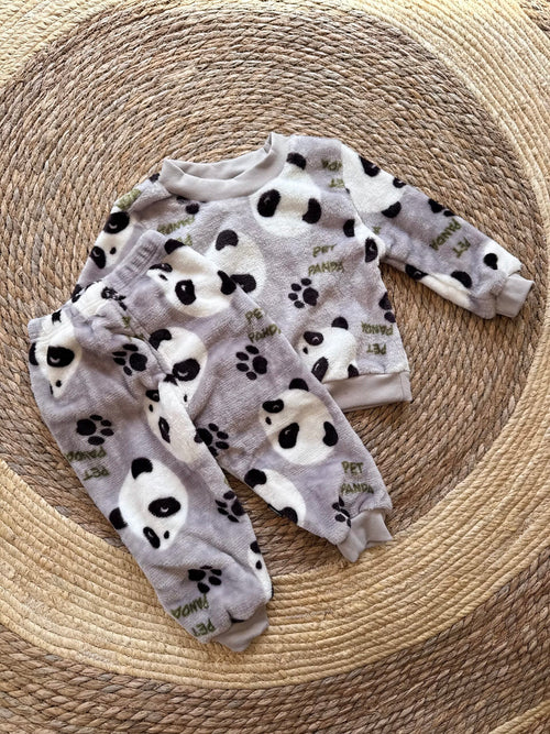 Panda fleece pyjama
