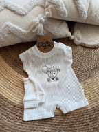White summer overall