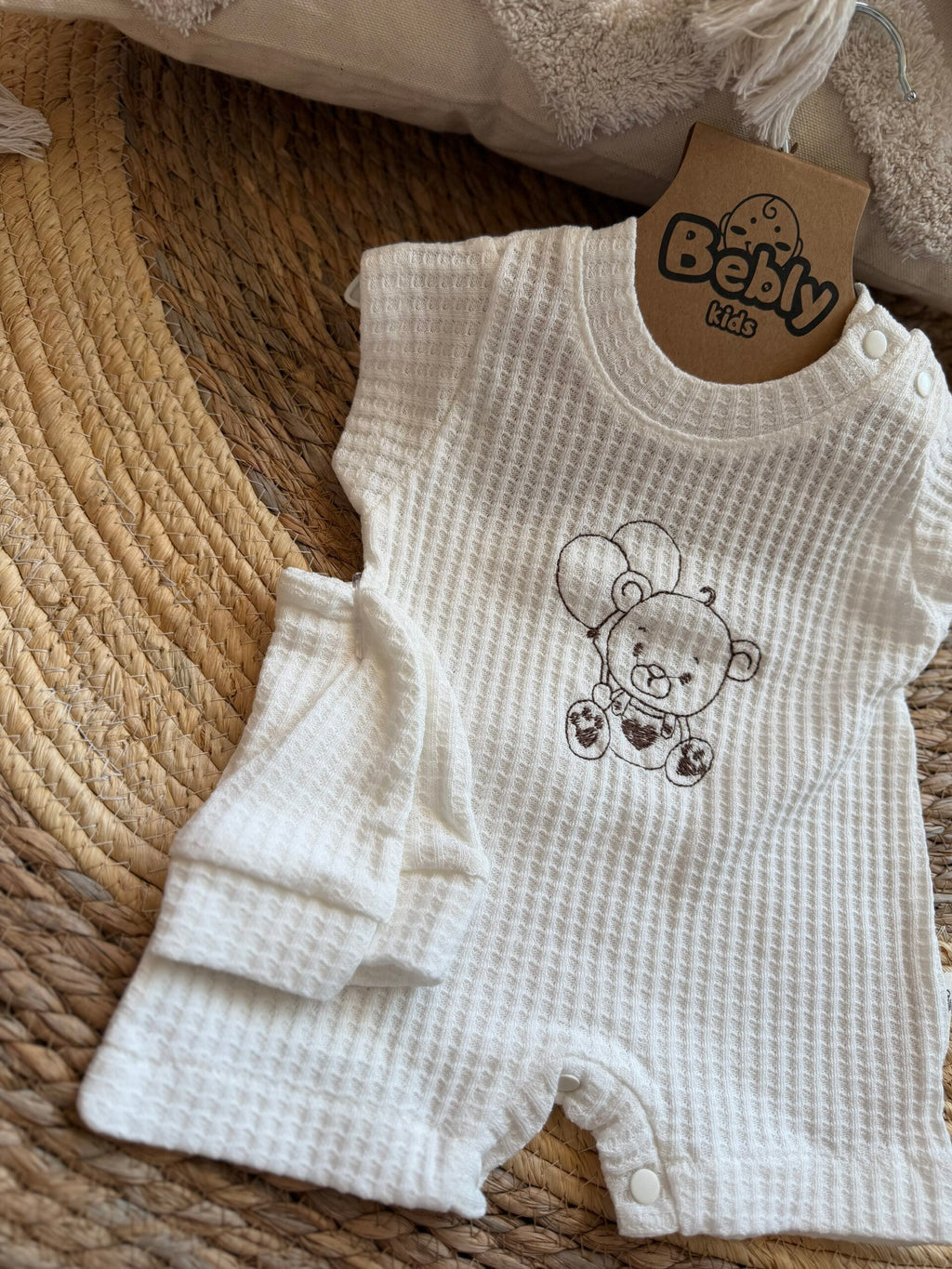 White summer overall