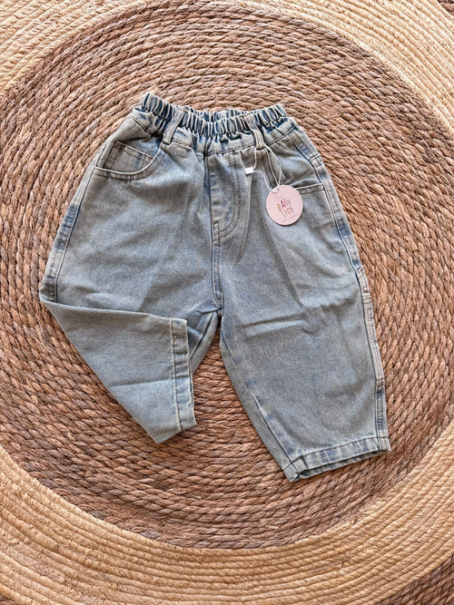 Baggy denim pants