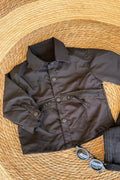 Black zipper jacket