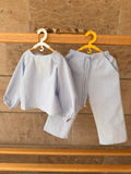 Linen blue set