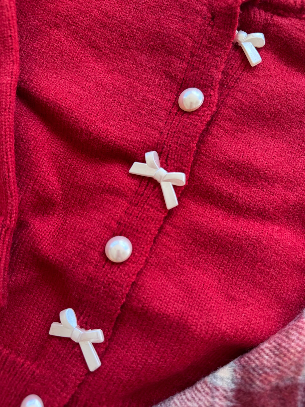 Christmas set skirt &amp; cardigan
