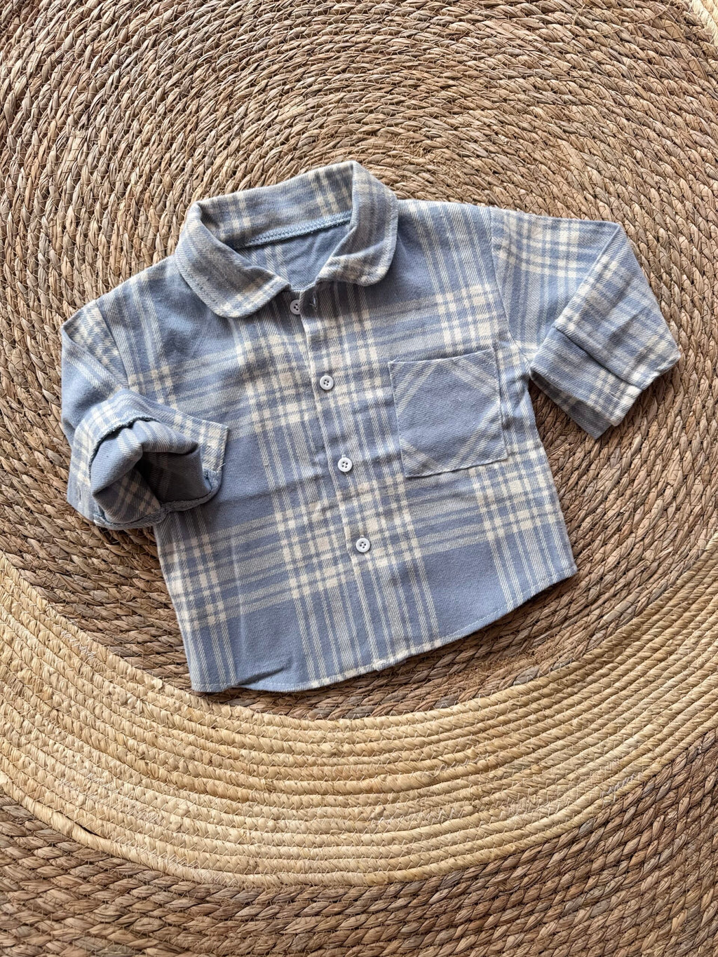 Blue &amp; white shirt